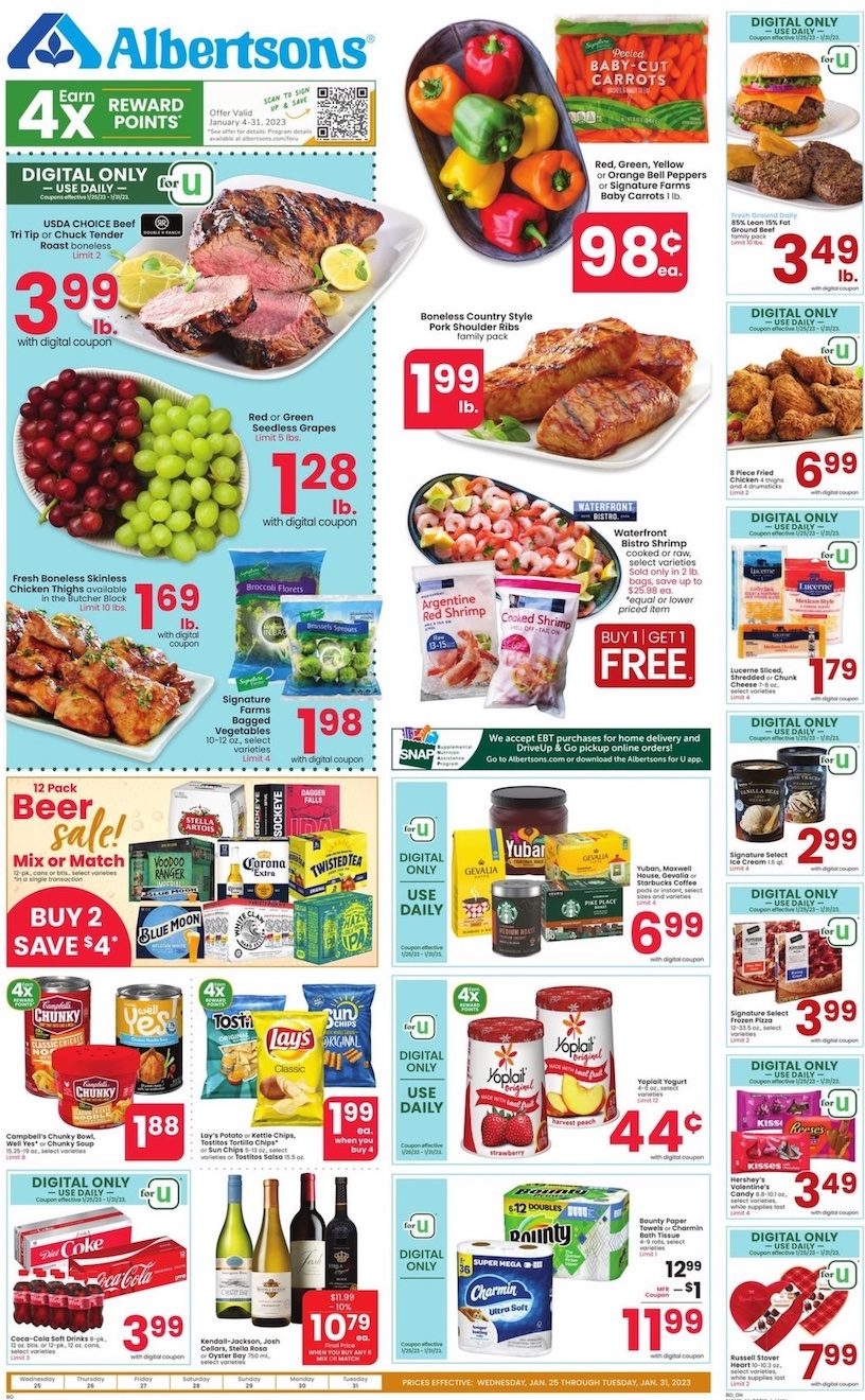 Albertsons Weekly Ad Jan 25 - 31, 2023 - WeeklyAds2