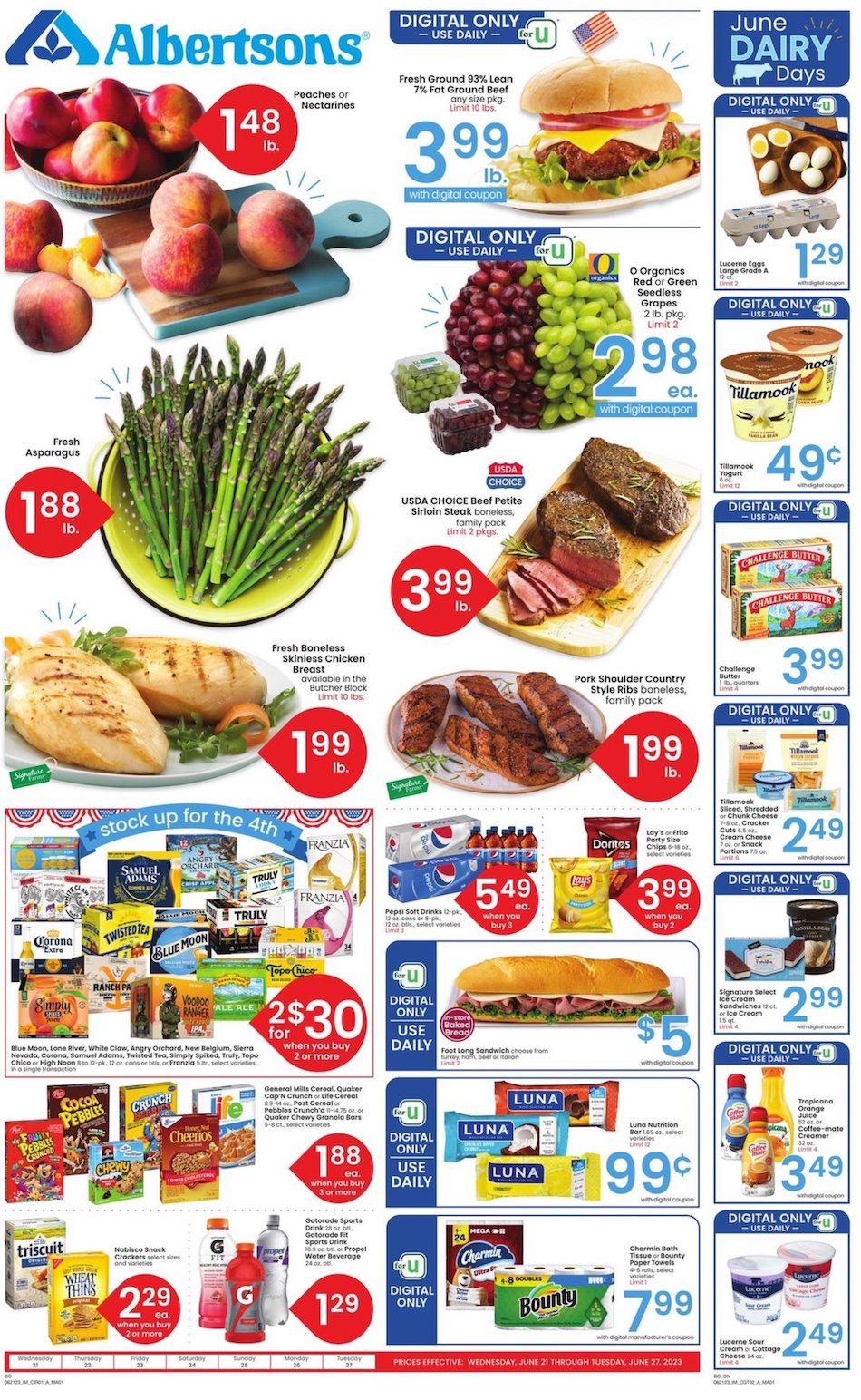 Albertsons Weekly Ad Jun 21 27, 2023 WeeklyAds2