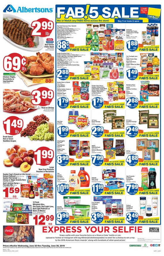 Albertsons Weekly Ad Jun 22 - 28 2016 - WeeklyAds2