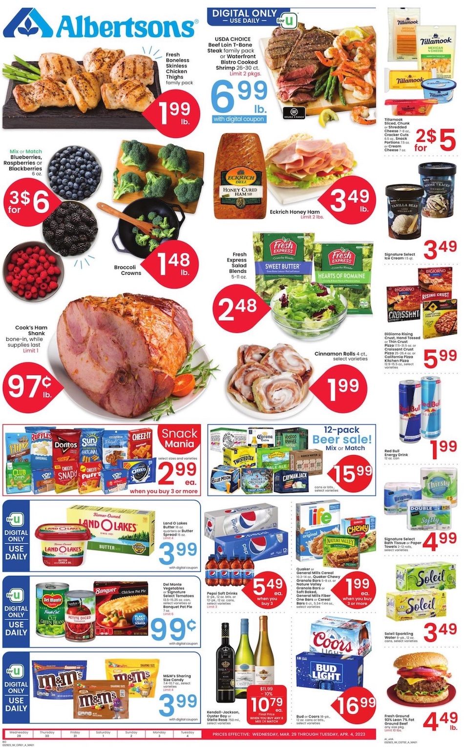 Albertsons Weekly Ad Easter Mar 29 Apr 4, 2023 WeeklyAds2