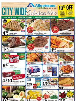 Albertsons Weekly Ad May 2–8, 2018