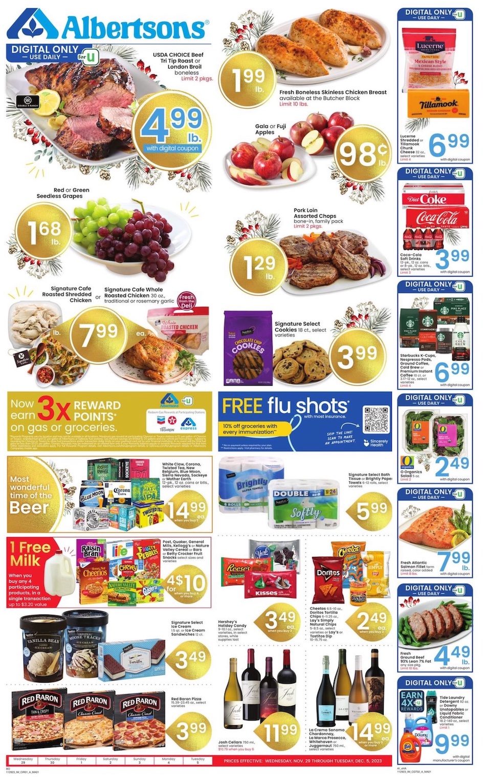 Albertsons Weekly Ad Nov 29 Dec 5, 2023 WeeklyAds2