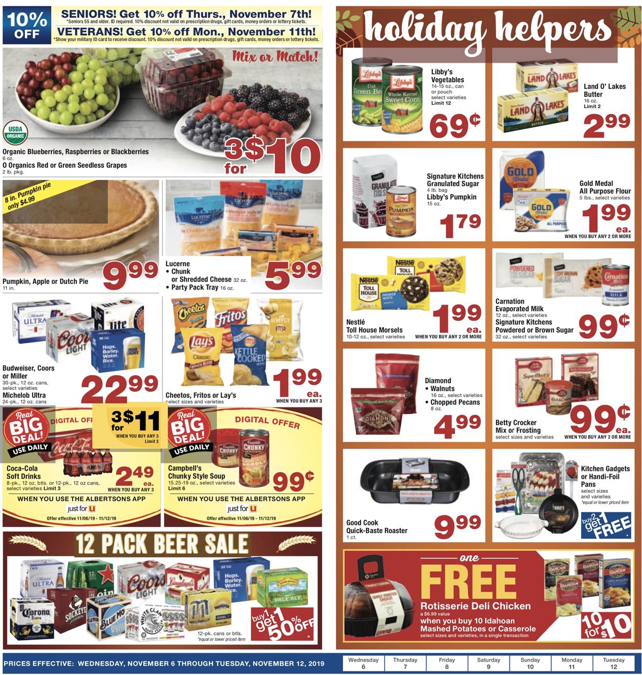 Albertsons Weekly Ad Nov 6 - 12, 2019 - WeeklyAds2