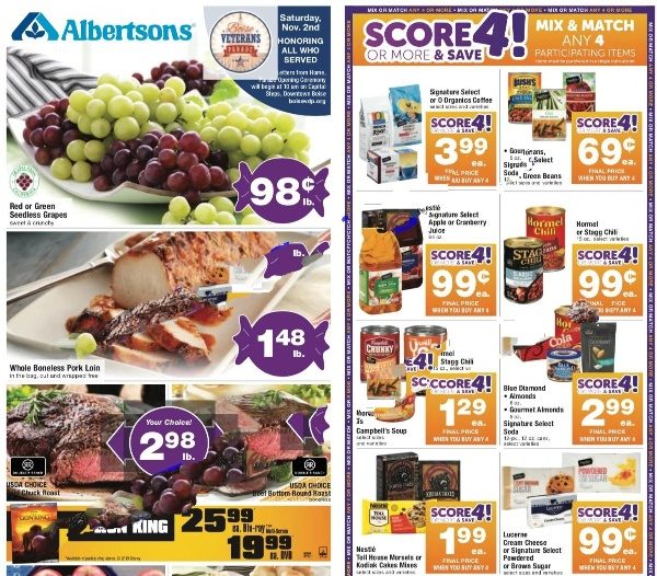 Albertsons Weekly Ad Oct 23 - 29, 2019 page 1