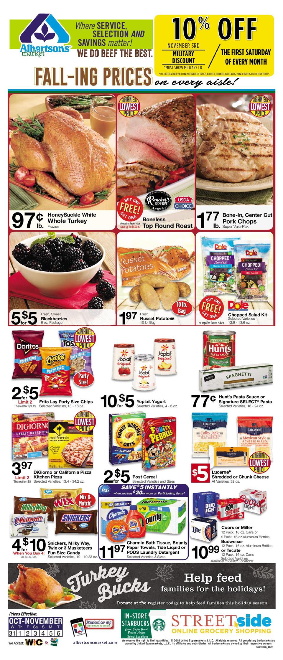 Albertsons Weekly Ad Oct 31 Nov 6, 2018 WeeklyAds2