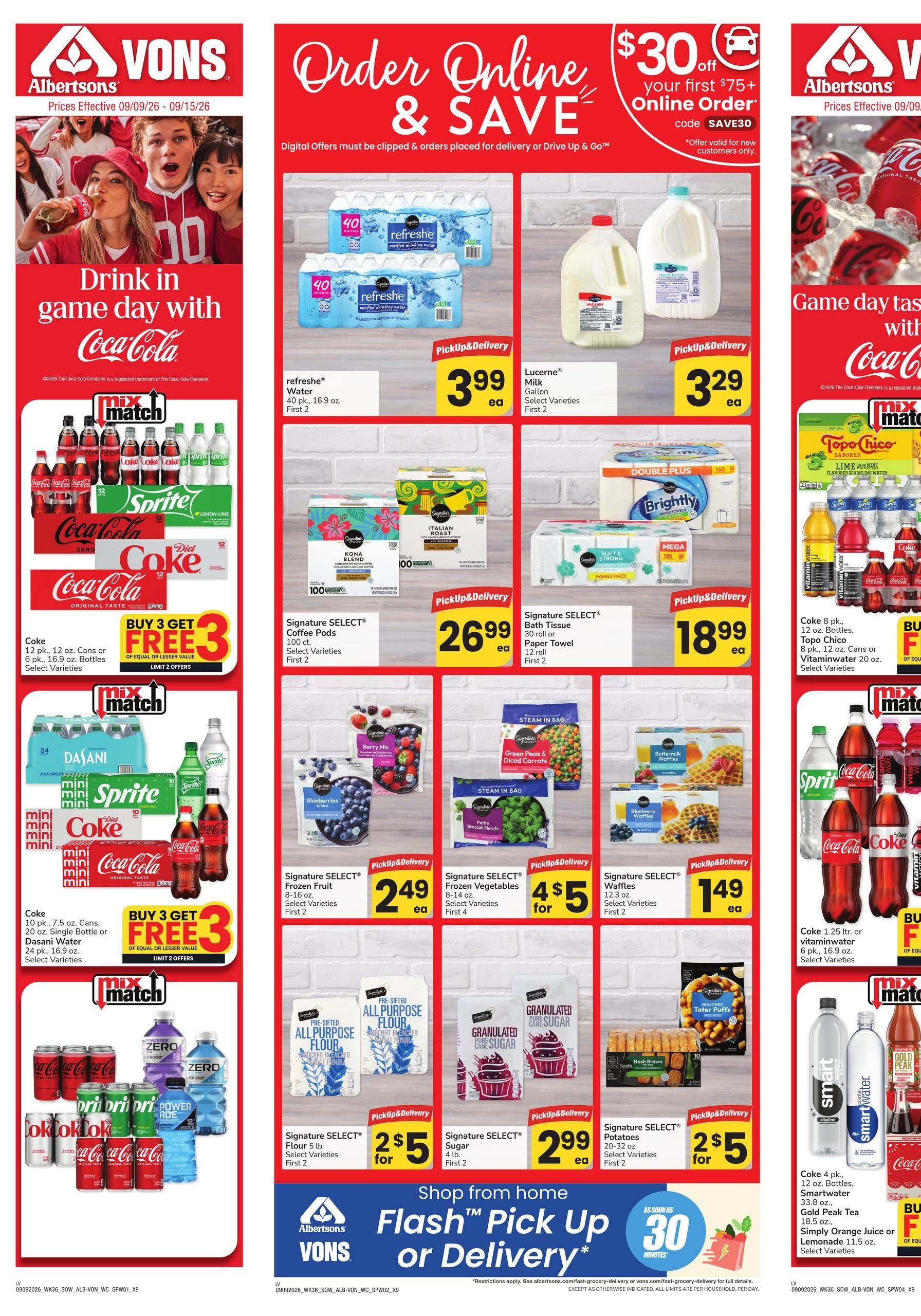 Albertsons Weekly Ad September 9 - 15, 2026 page 1