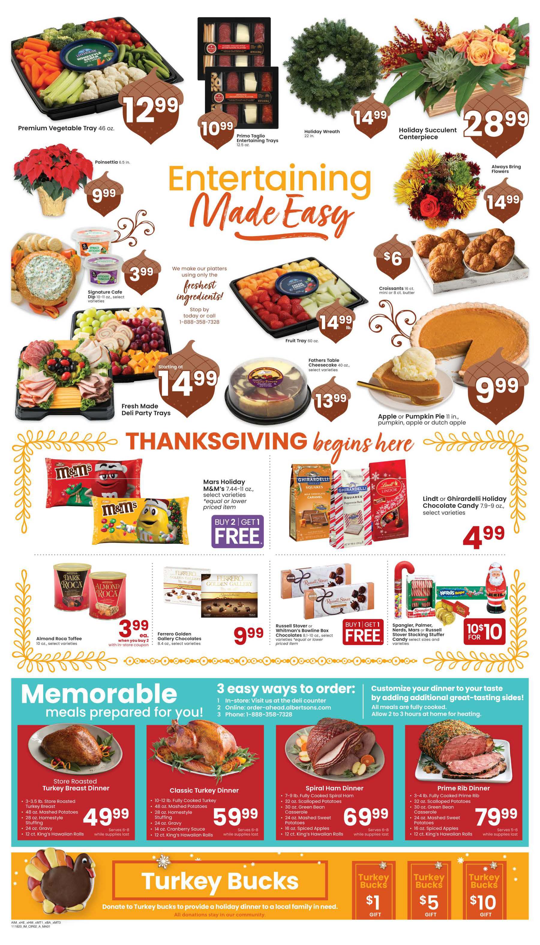 Albertsons Weekly Ad Thanksgiving Nov 18 26, 2020 WeeklyAds2