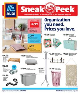ALDI Ad In-Store Aug 5–11, 2020 FL