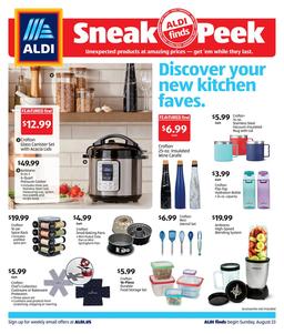ALDI Ad In-Store NY Aug 23–29, 2020