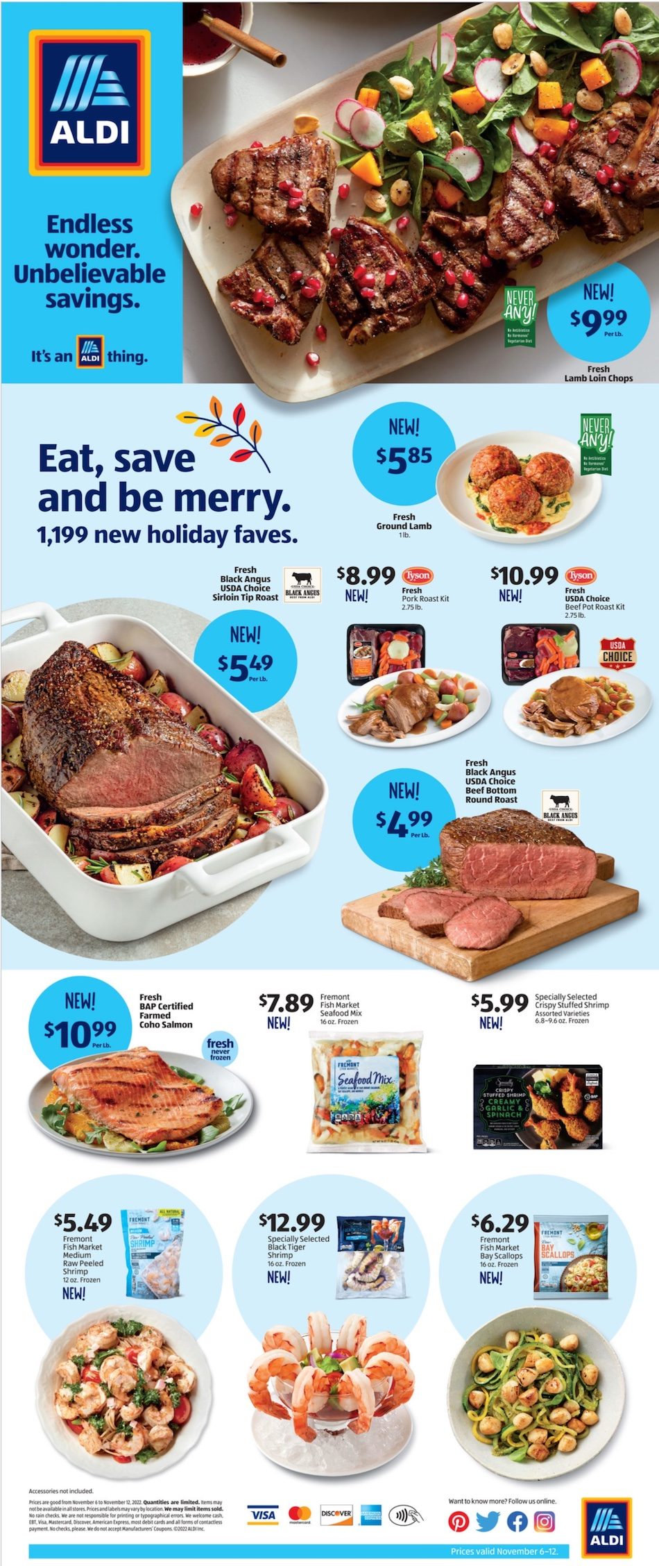 ALDI Ad Seasonal Meat Ad Nov 6 12, 2022 WeeklyAds2