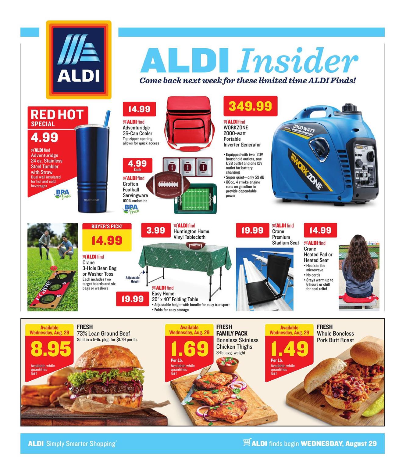 Aldi Insider Ad Aug 29 - Sep 4, 2018 page 1