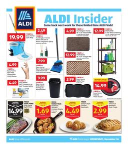 Aldi Insider Ad Dec 26 - Jan 1, 2018