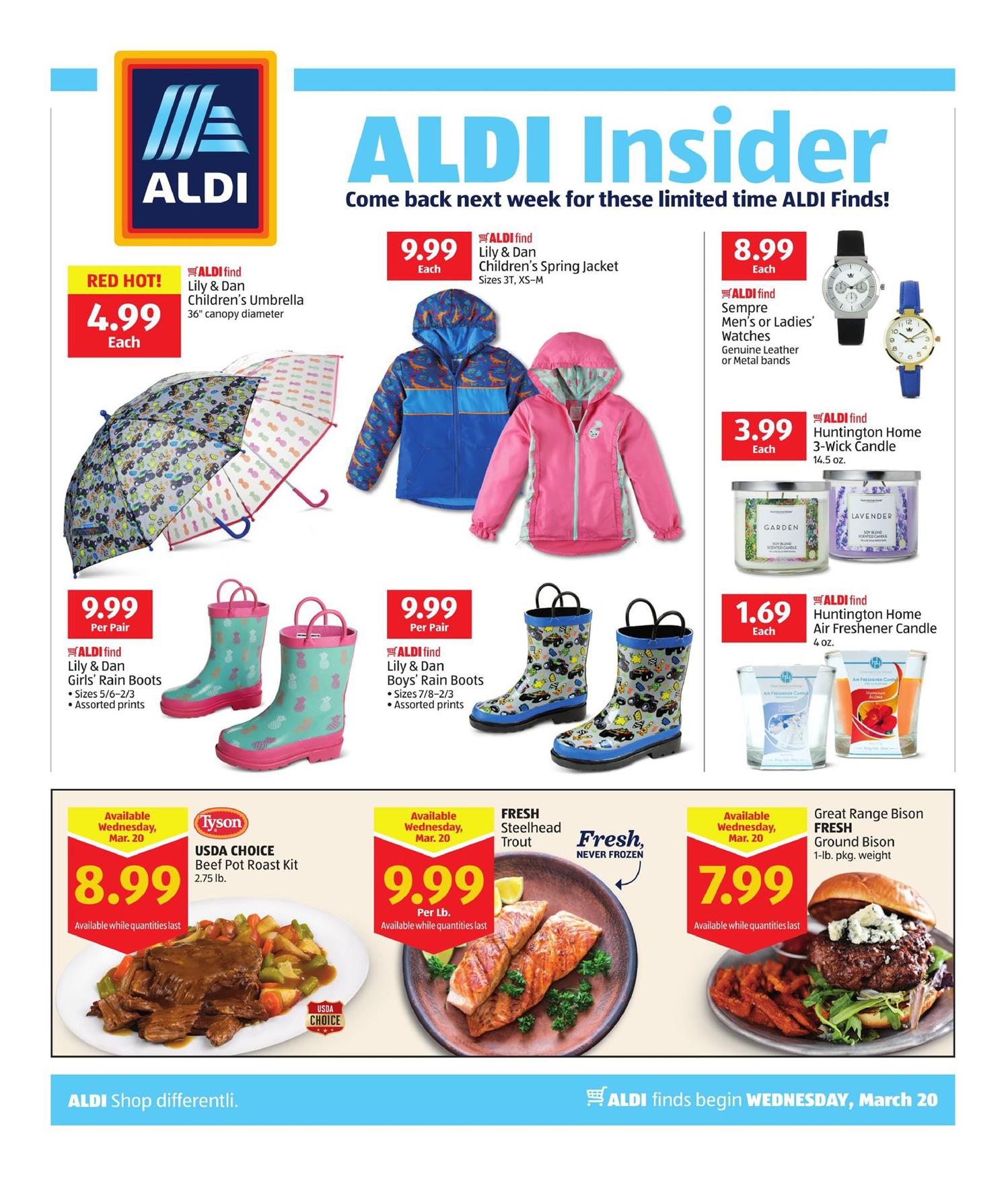 Aldi Insider Ad Mar 20 26, 2019 WeeklyAds2