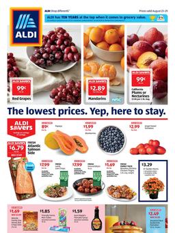 ALDI Weekly Ad Aug 23–29, 2020 NY