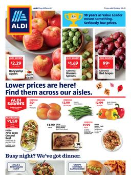 ALDI Weekly Ad Oct 25 - 31, 2020
