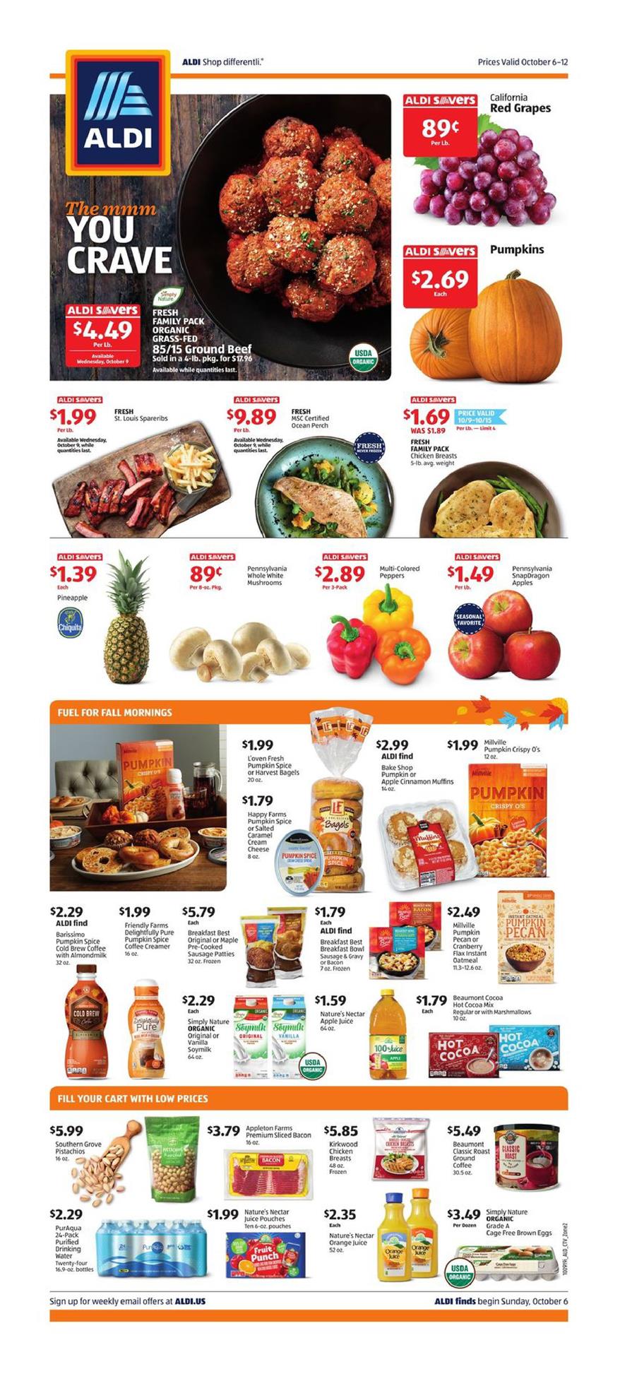 ALDI Weekly Ad Oct 6 - 12, 2019 NY page 1