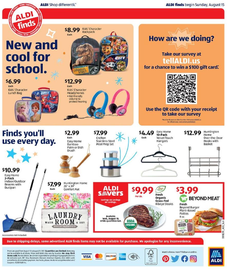 ALDI Weekly Ad Preview Aug 15 - 21, 2021 - WeeklyAds2