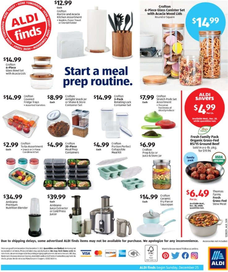 ALDI Weekly Ad Preview Dec 25 - 31, 2022 - WeeklyAds2