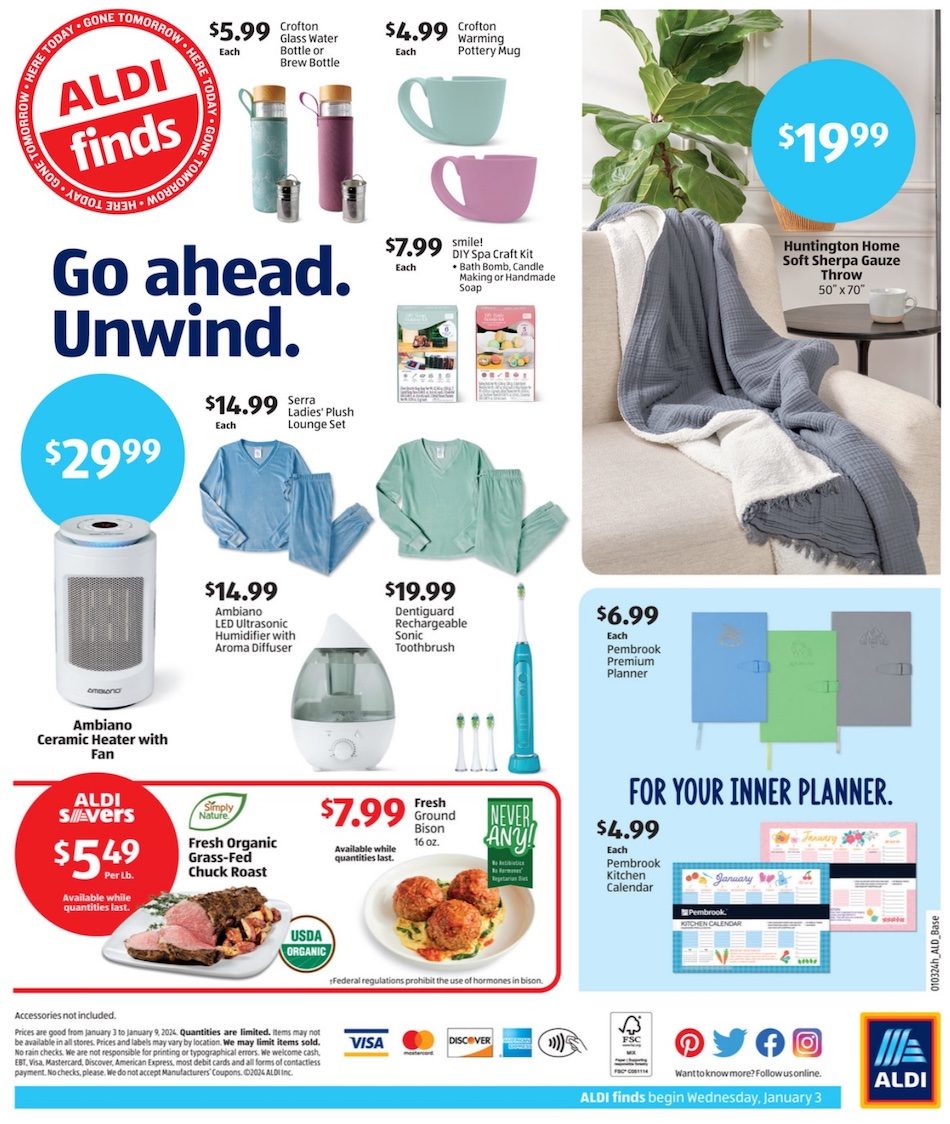ALDI Weekly Ad Preview Jan 3 - 9, 2024 - WeeklyAds2