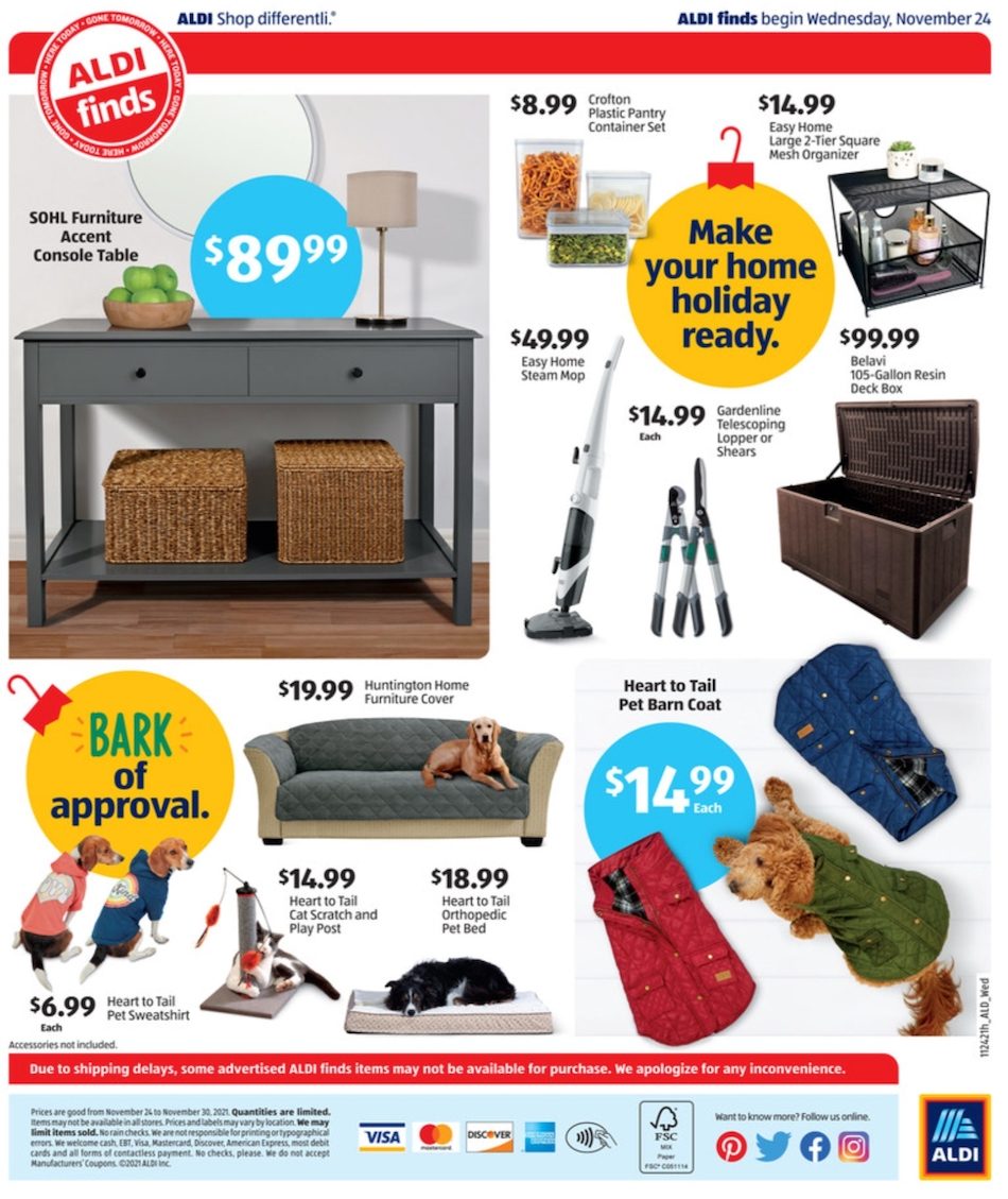 ALDI Weekly Ad Preview Nov 24 - 30, 2021 - WeeklyAds2