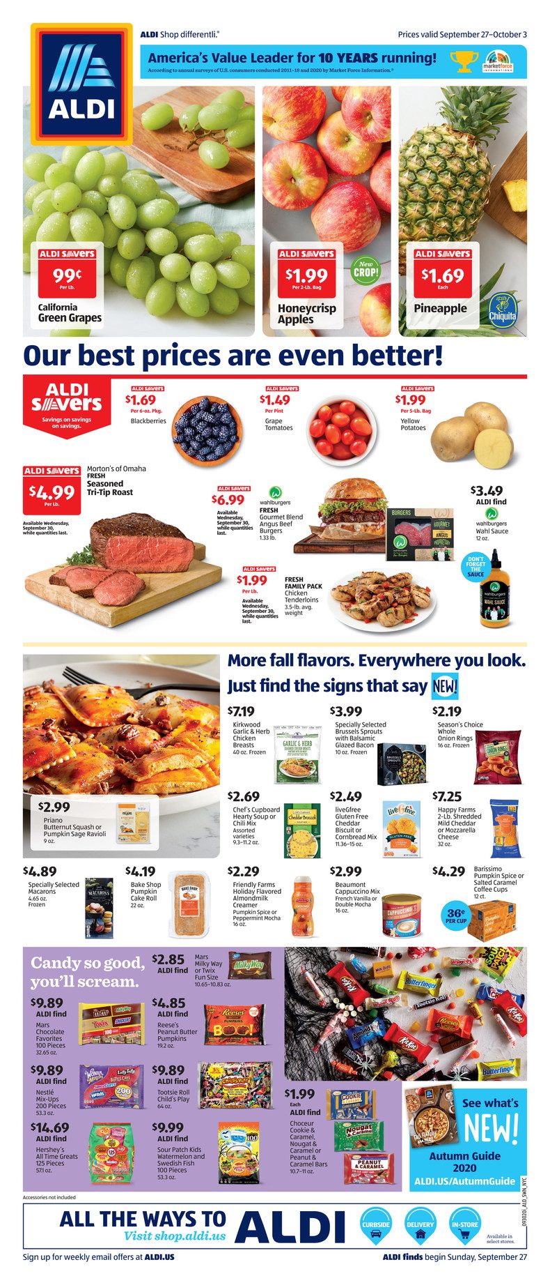 ALDI Weekly Ad Sep 27 - Oct 3, 2020 - WeeklyAds2