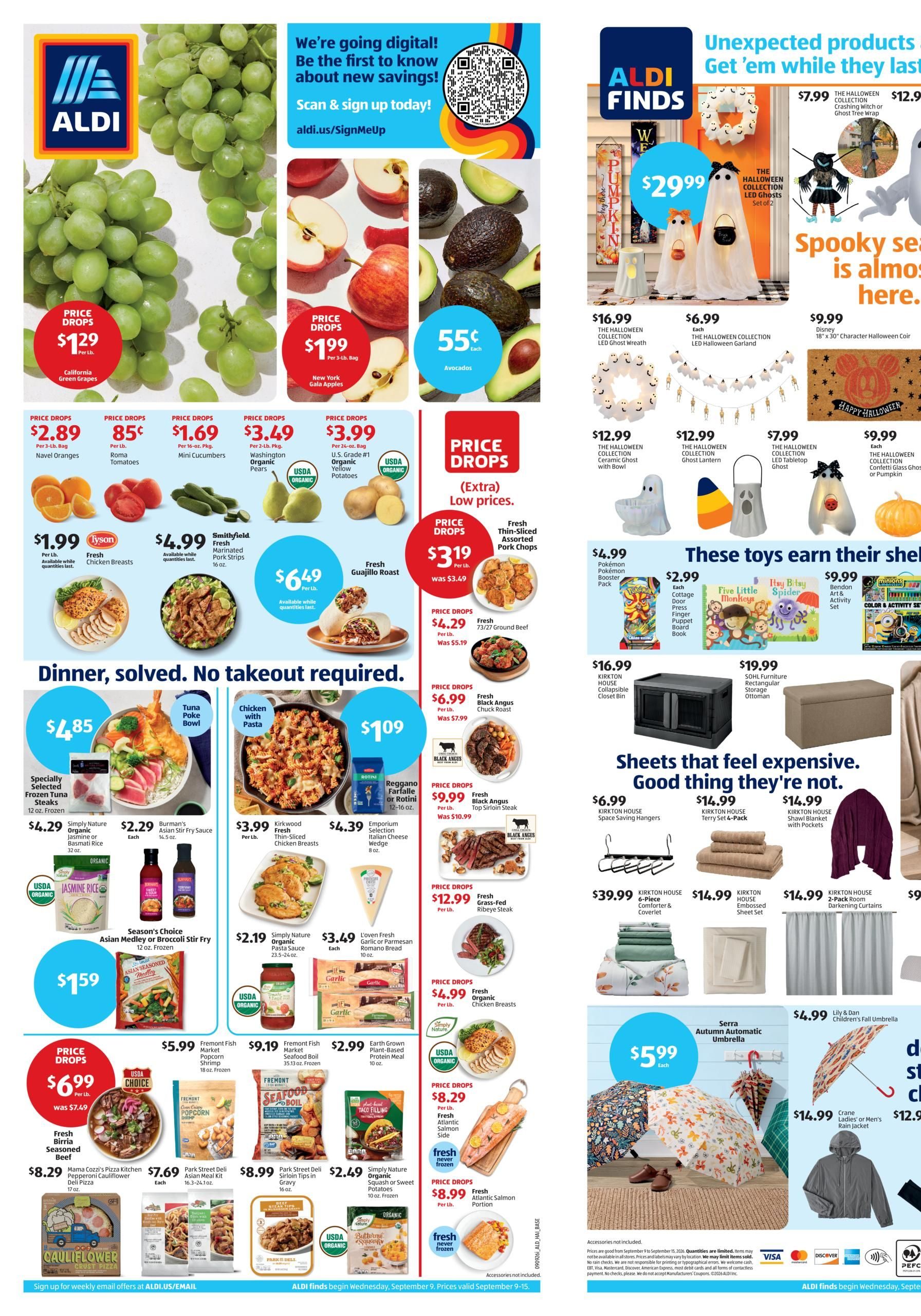 ALDI Weekly Ad September 9 - 15, 2026 page 1