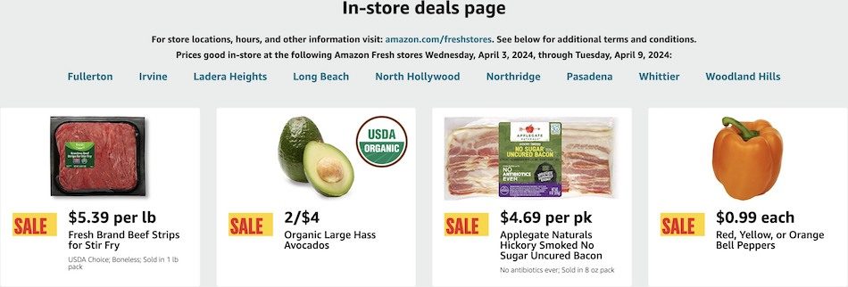 Amazon Fresh Weekly Ad