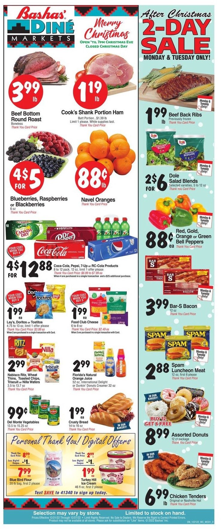 Bashas Weekly Ad Deals Dec 21 - 27, 2022 - Weeklyads2