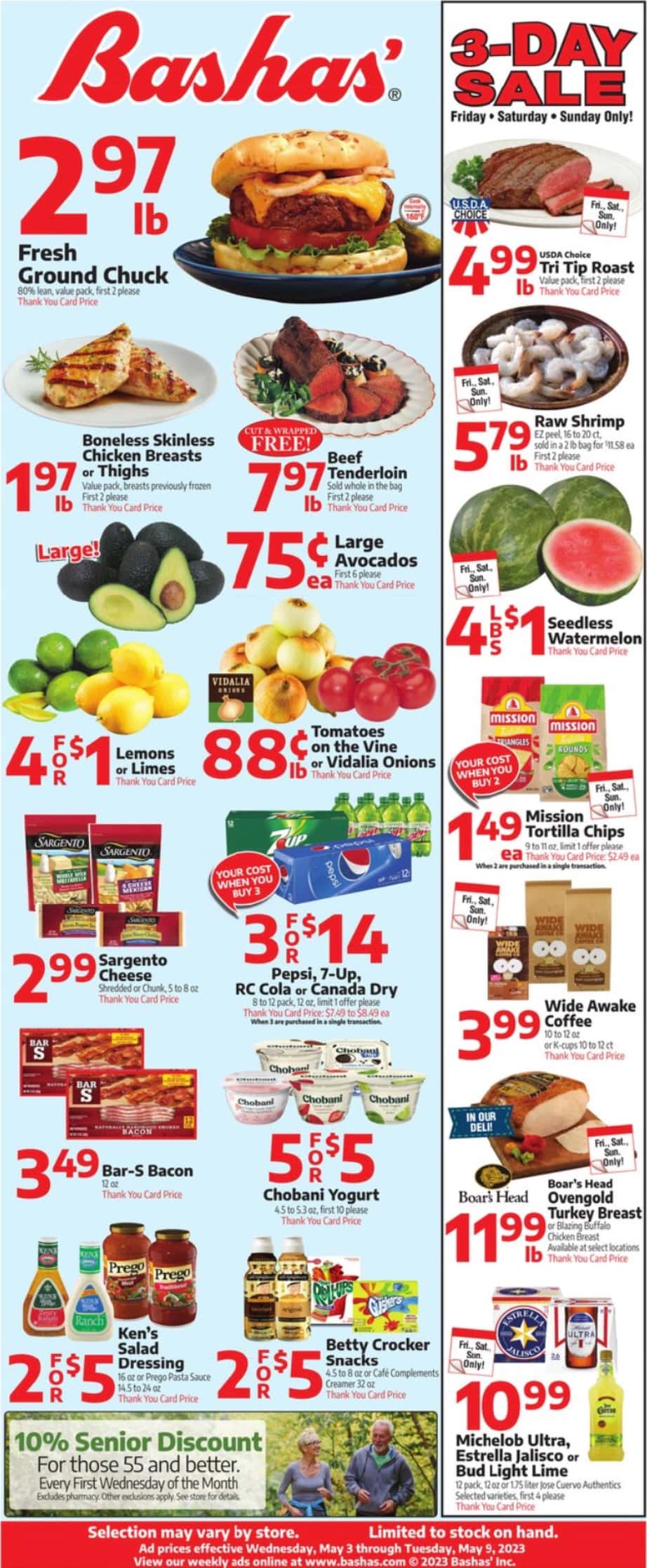 Bashas Weekly Ad Sale May 3 - 9, 2023 - WeeklyAds2