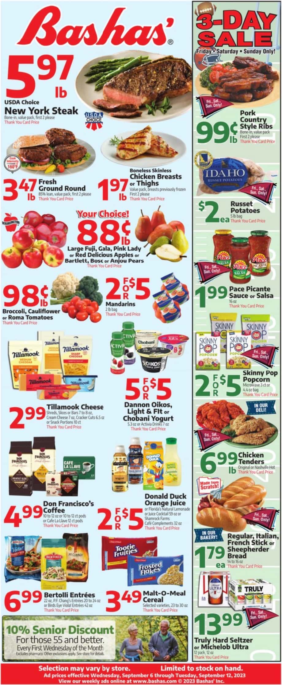 Bashas Weekly Ad Sep 6 - 12, 2023 - WeeklyAds2