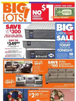 Big Lots Ad Aug 29 - Sep 12, 2020