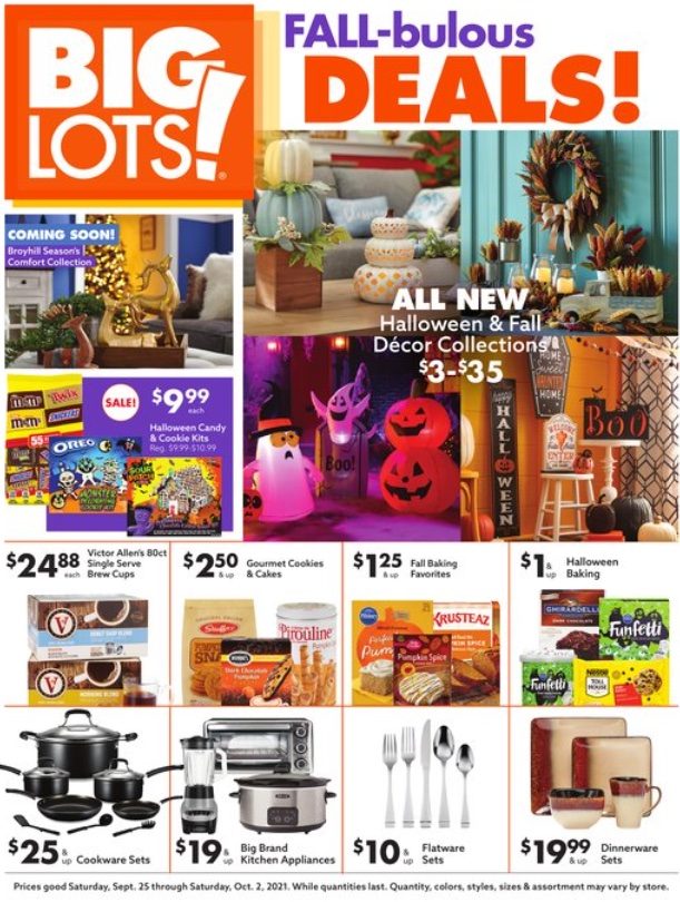 Big Lots Ad Sep 25 Oct 2, 2021 WeeklyAds2