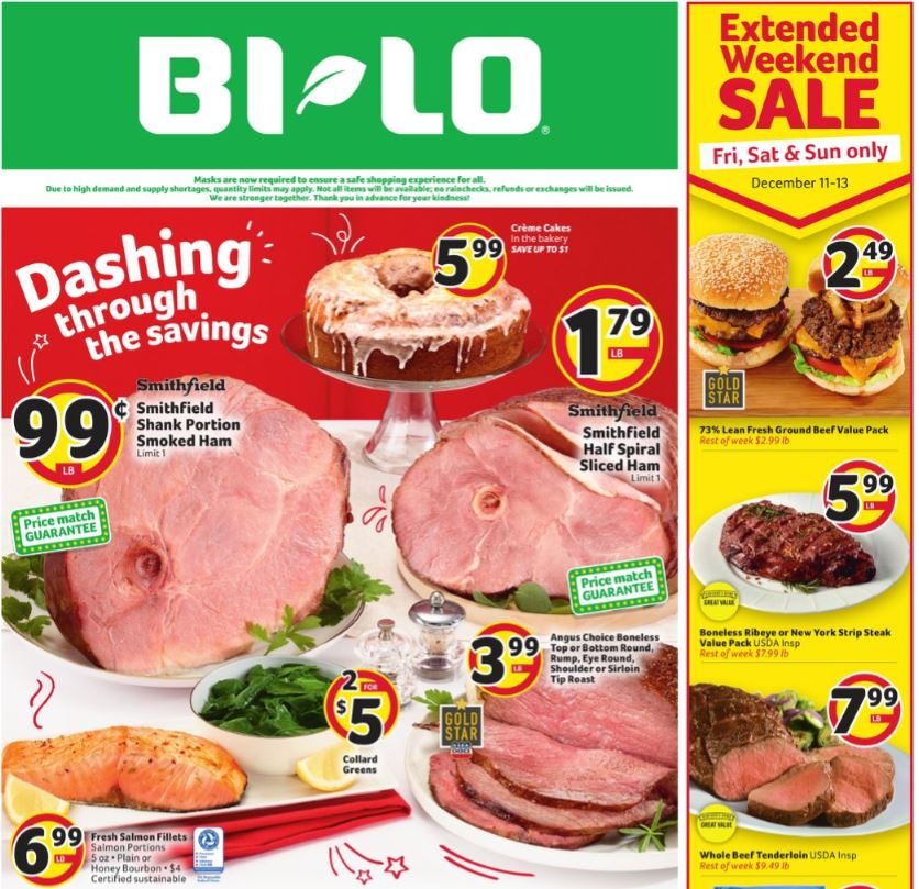 Bi-Lo Weekly Ad Dec 9 - 16, 2020 - WeeklyAds2