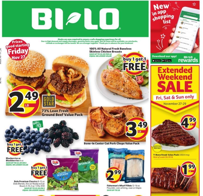 Bilo Weekly Ad Nov 27 - Dec 1, 2020 - WeeklyAds2