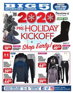 Big 5 Sporting Goods Pre-Black Friday Ad 2020