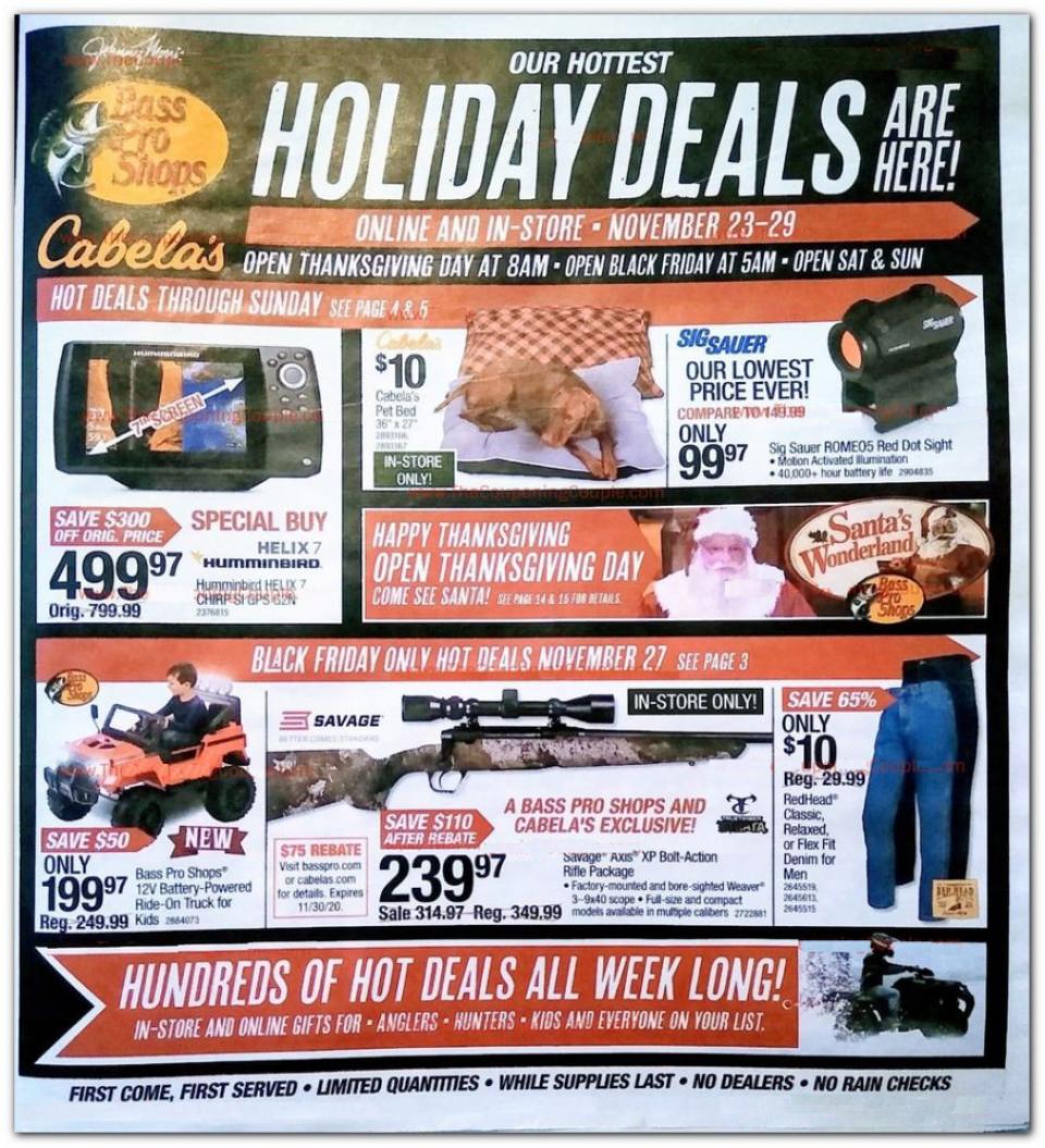 Cabela's Black Friday Ad 2020 page 1