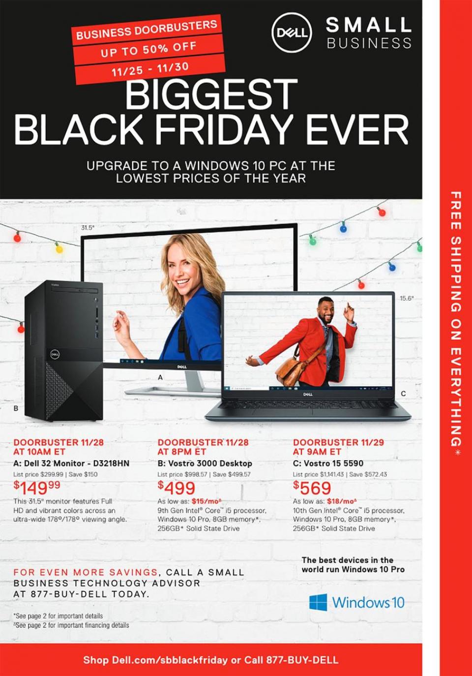 Dell Small Business black friday ad