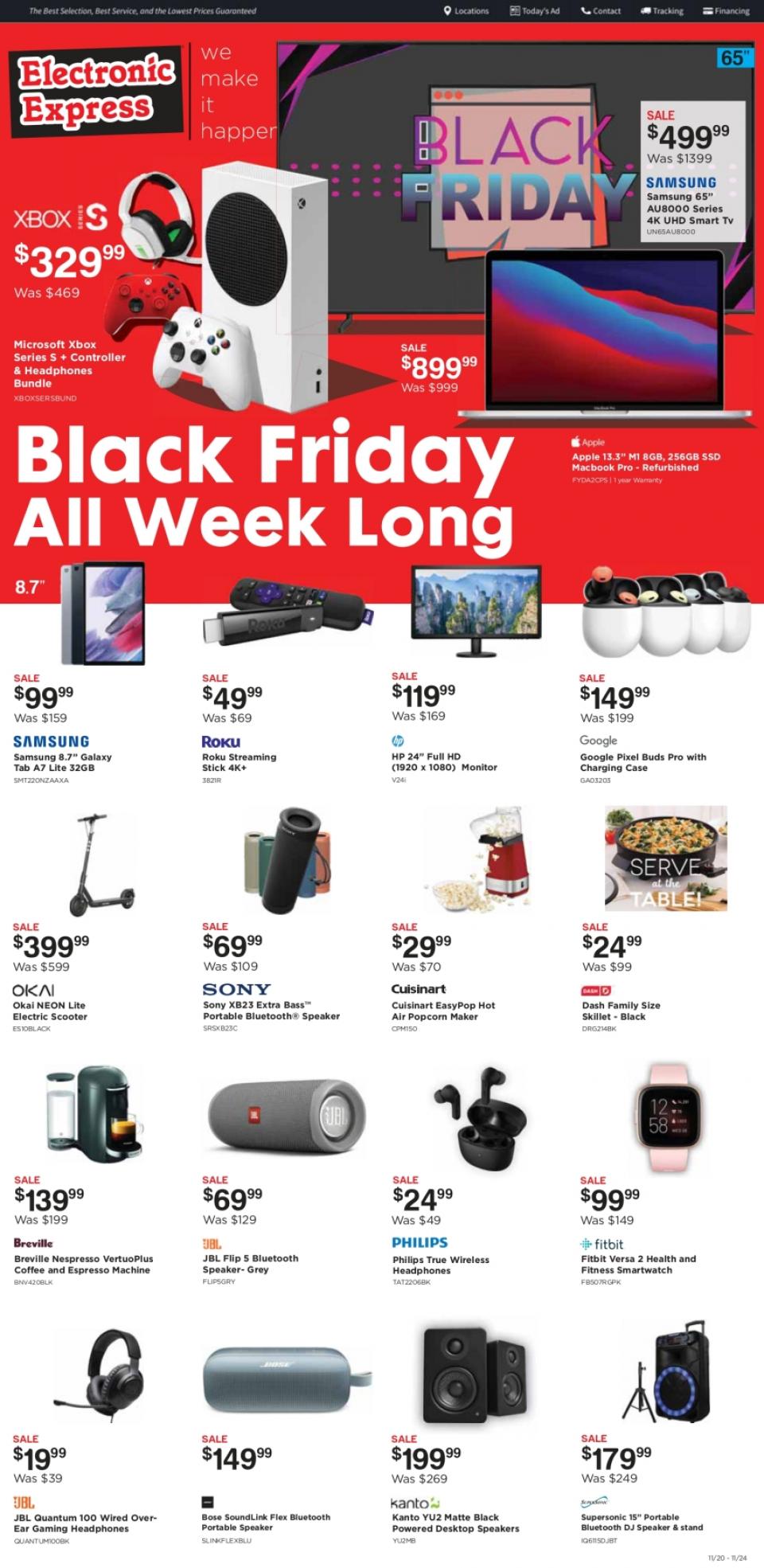 Electronics Express PreBlack Friday Ad 2022 WeeklyAds2