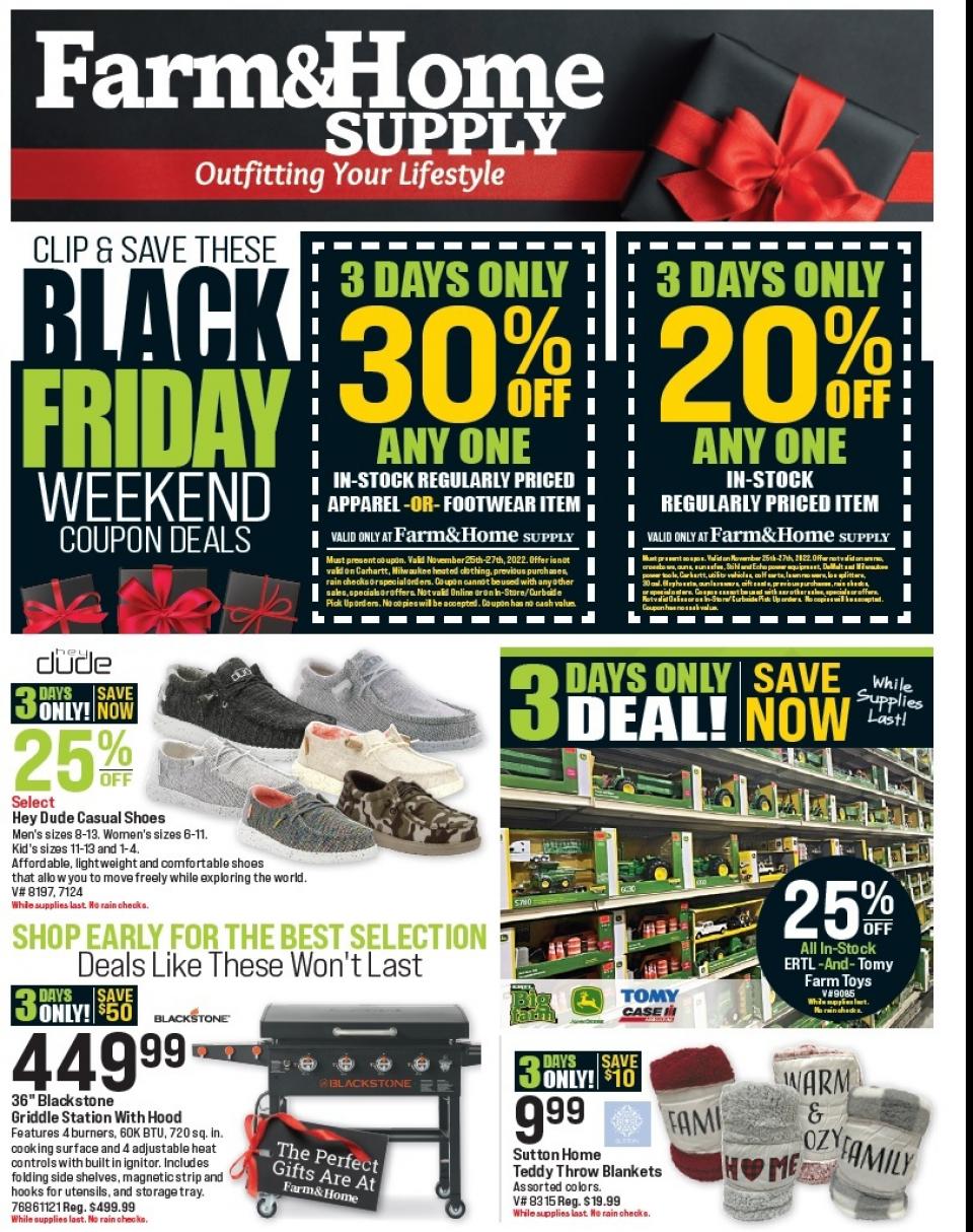 Farm & Home Supply Black Friday Ad 2022 WeeklyAds2