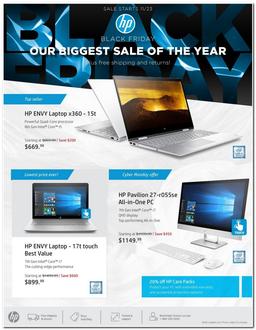 HP Black Friday Ad 2017