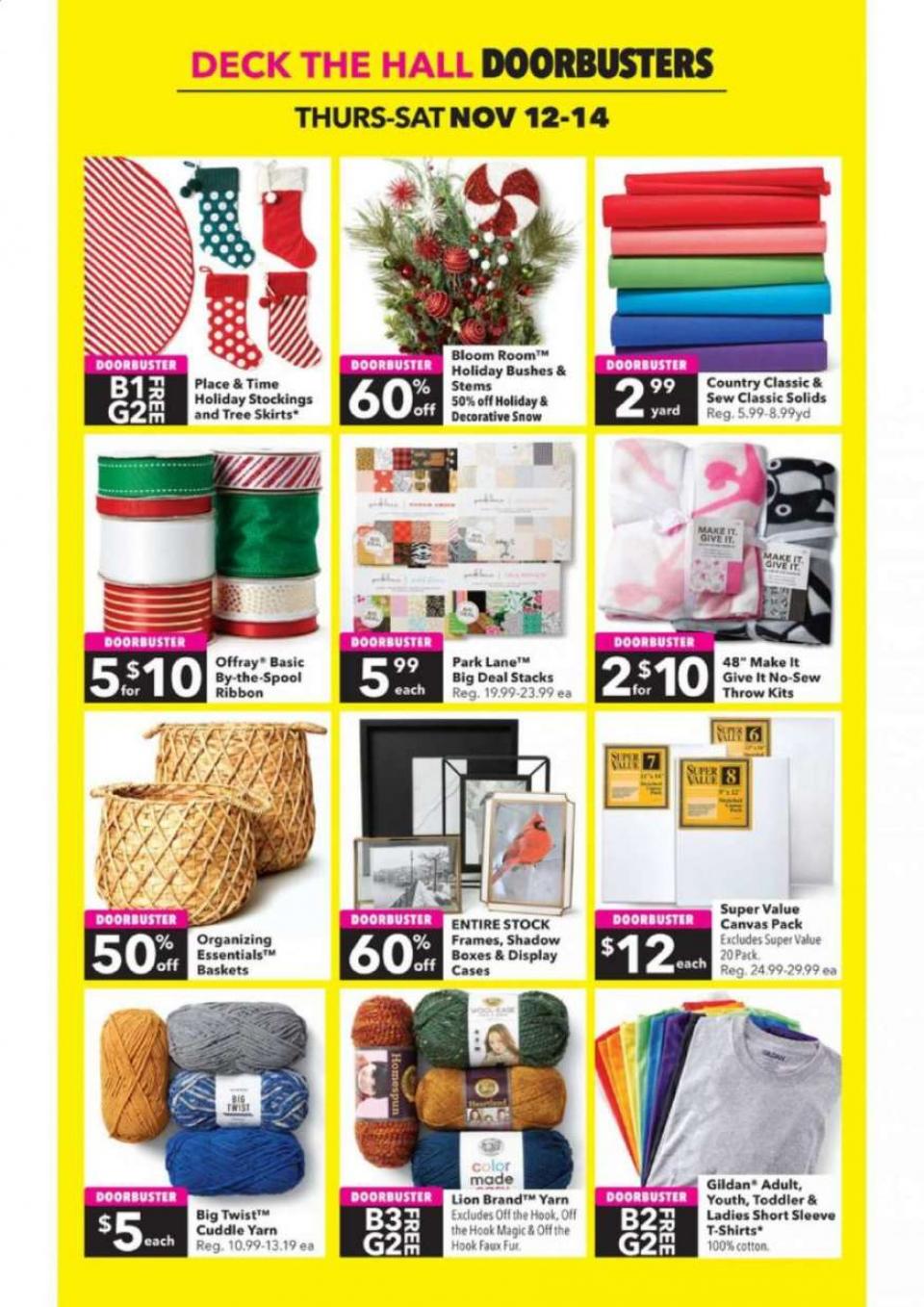 JoAnn Fabrics PreBlack Friday Ad 2020 WeeklyAds2