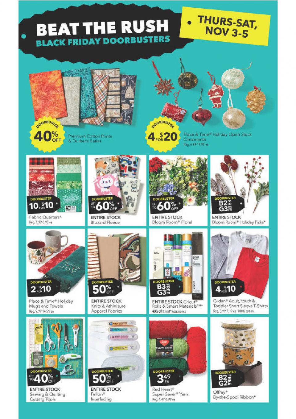 JoAnn Fabrics PreBlack Friday Ad 2022 WeeklyAds2