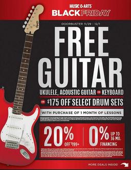 Music and Arts Black Friday Ad 2019