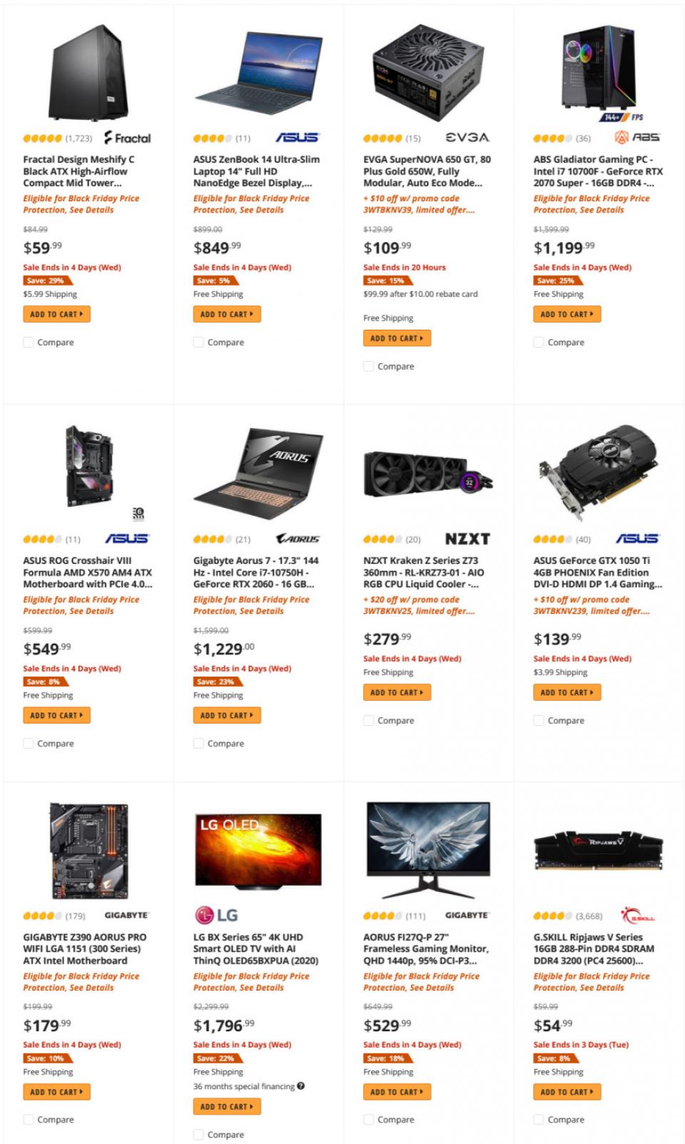 Newegg Black Friday Price Protection Ad 2020 WeeklyAds2