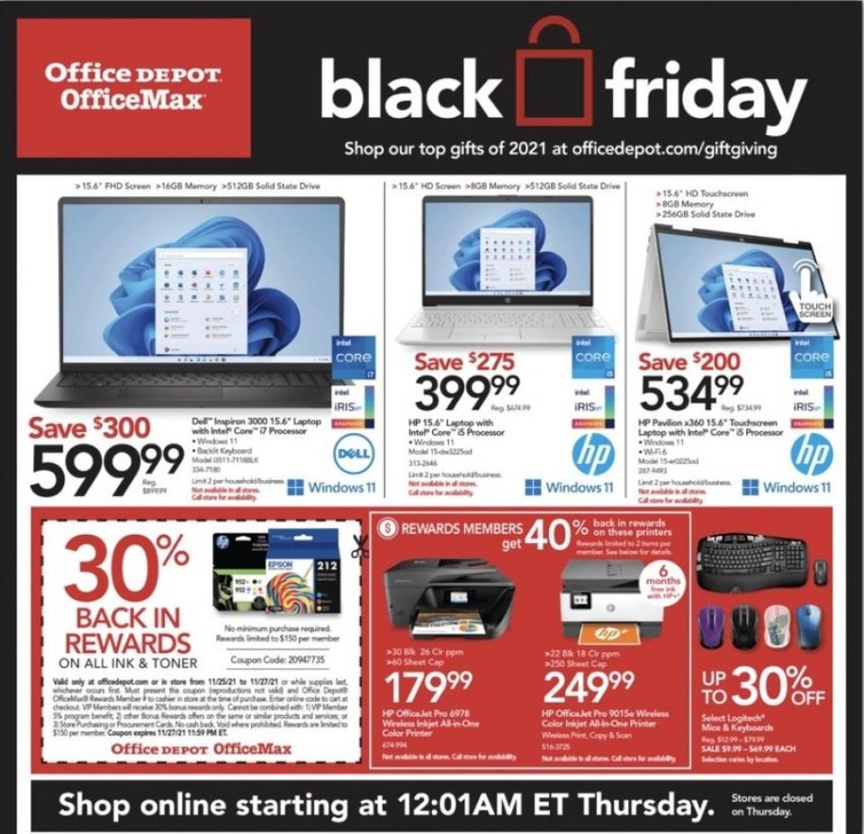 Office Depot Black Friday Ad 2021 WeeklyAds2