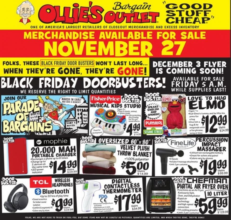 Ollie's Bargain Outlet Black Friday Ad 2020 WeeklyAds2