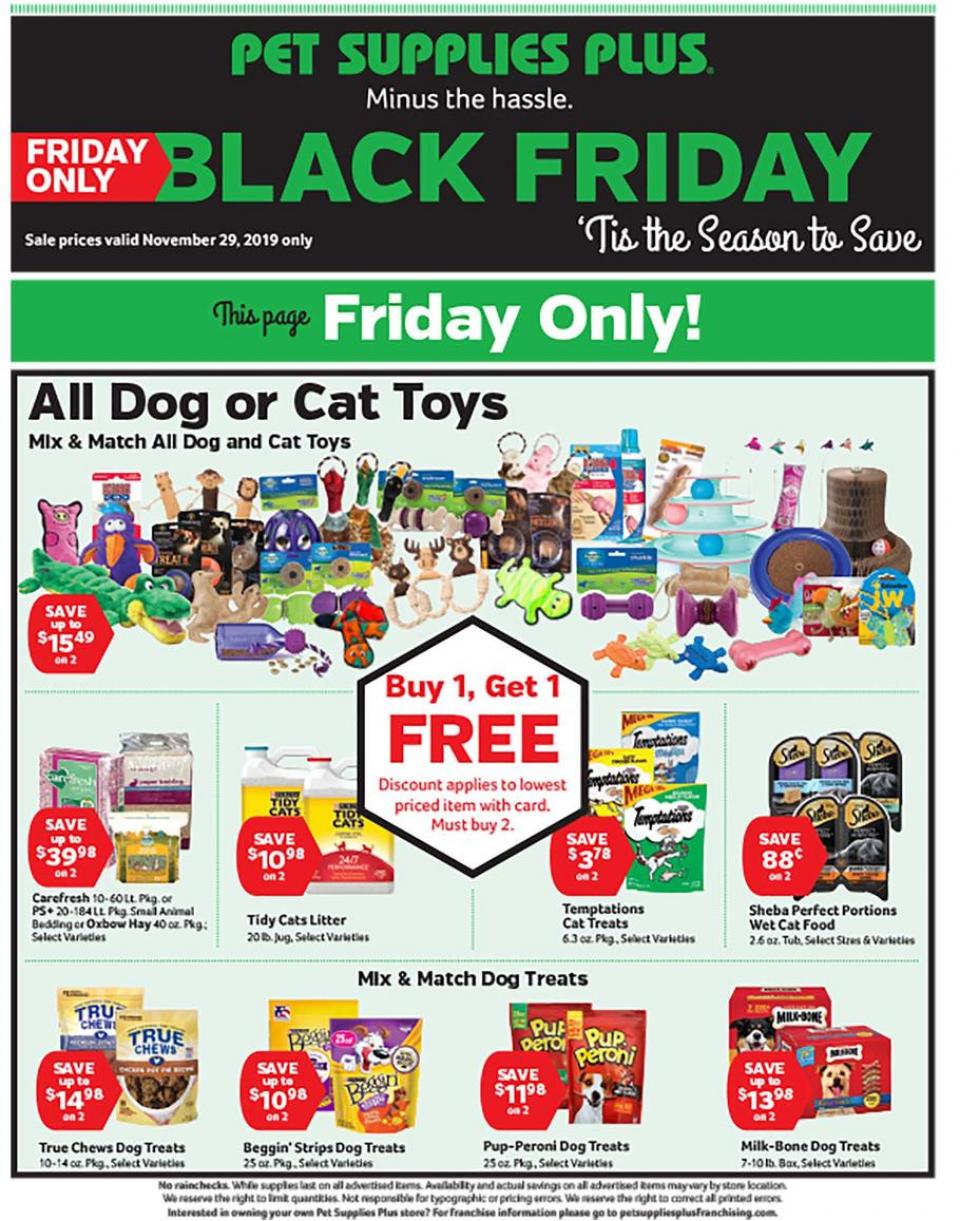 Pet Supplies Plus black friday ad