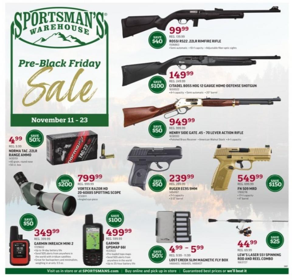 Sportsmans Warehouse Black Friday 2025