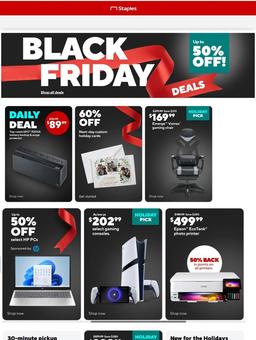 Black Friday Ads Staples Black Friday 2025