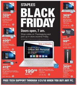 Staples Black Friday Ad 2017